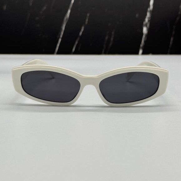 NEW CL40252I 25A CELINE SUNGLASSES WHITE GREY WOMEN EYEWEAR CELINE - Picture 4 of 13